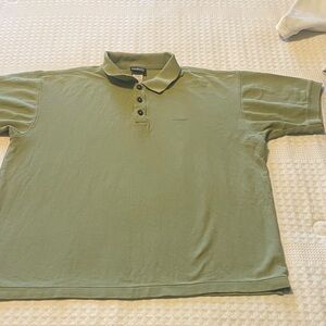 Patagonia Green Polo Organic Cotton Shirt medium